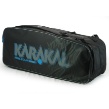 (Blue) Karakal Pro Tour 2.1 Elite 12 Racket Bag Wet & Dry Compartment Side Pockets