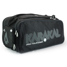 (White) Karakal Pro Tour Fifty 2.1 Short/Junior Racket Bag Comfortable Carrying