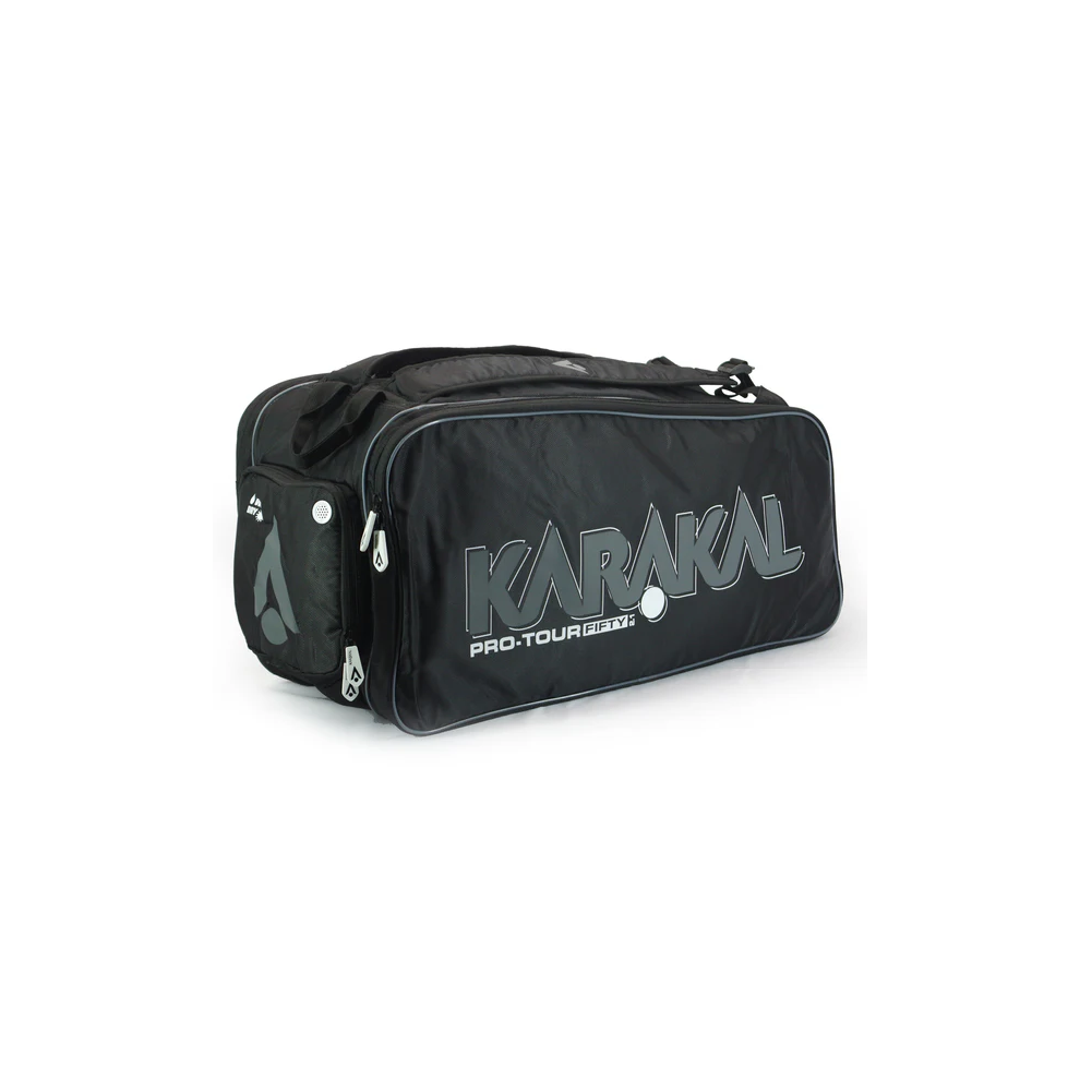 Karakal (White) Pro Tour Fifty 2.1 Short/Junior Racket Bag Comfortable Carrying White