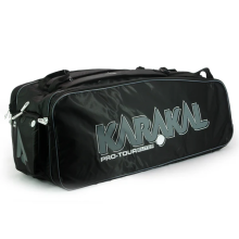 (White) Karakal Pro Tour 2.1 Elite 12 Racket Bag Wet & Dry Compartment Side Pockets