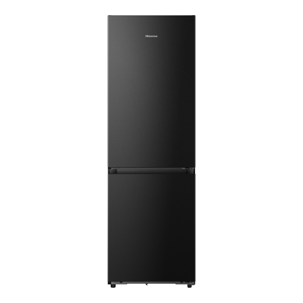 Hisense KitchenFit Eclipes Series 60/40 Total No Frost Fridge Freezer - Black / Stainless Steel - C Rated