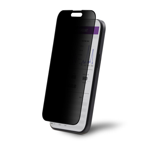 StarTech.com Filtro de Privacidad - StarTech - iPhone 15 Pro - Micro-lamelas - Táctil - Negro