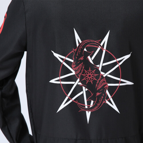 (S (170)) Halloween SlipKnot Cosplay Costume Jumpsuit 1
