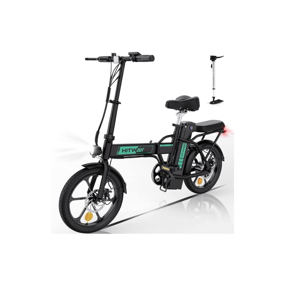 HITWAY BK5S Folding Electric Bike 10.4Ah 36V Removable Battery Foldable City Bikes, Range 35-90KM, 250W City bike Commuter Electric bicycles for Women