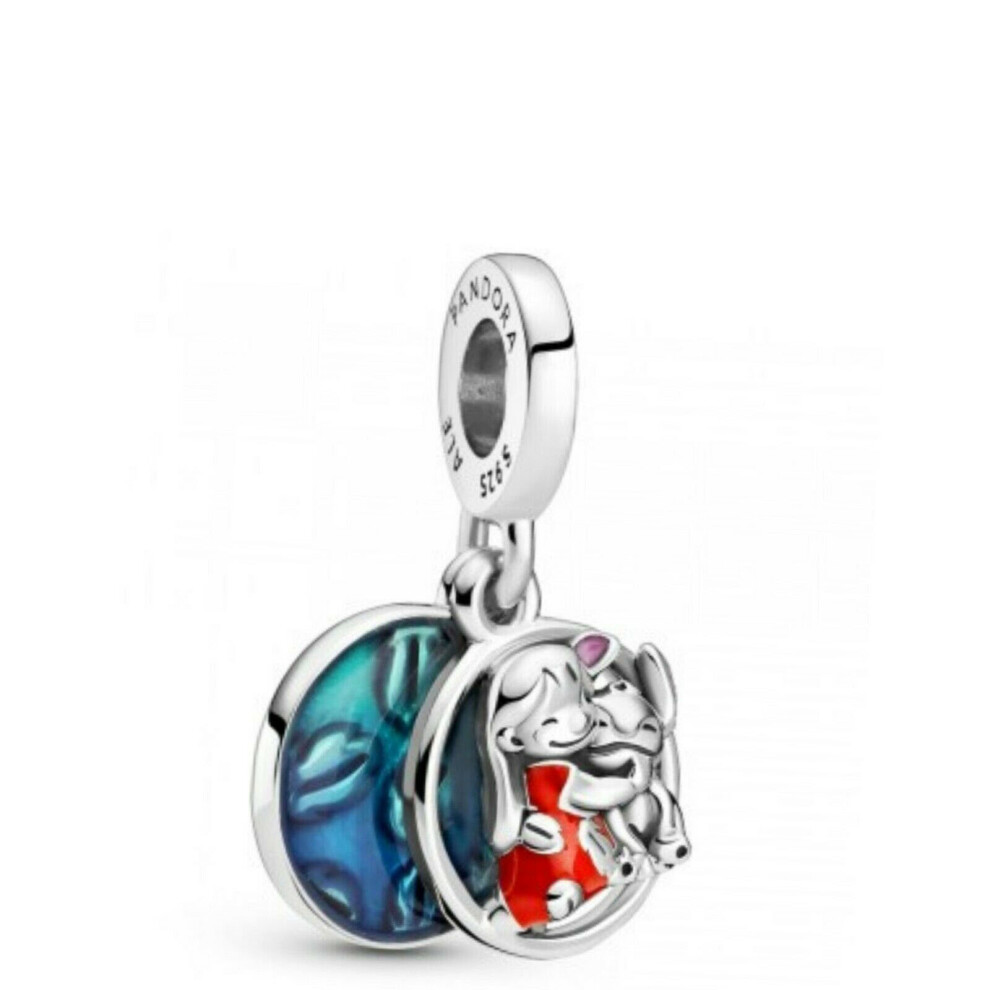 (Lilo stitch family dangle bead charm for pandora bracket  ) New Disney Mickey Minnie sterling silver charm 925