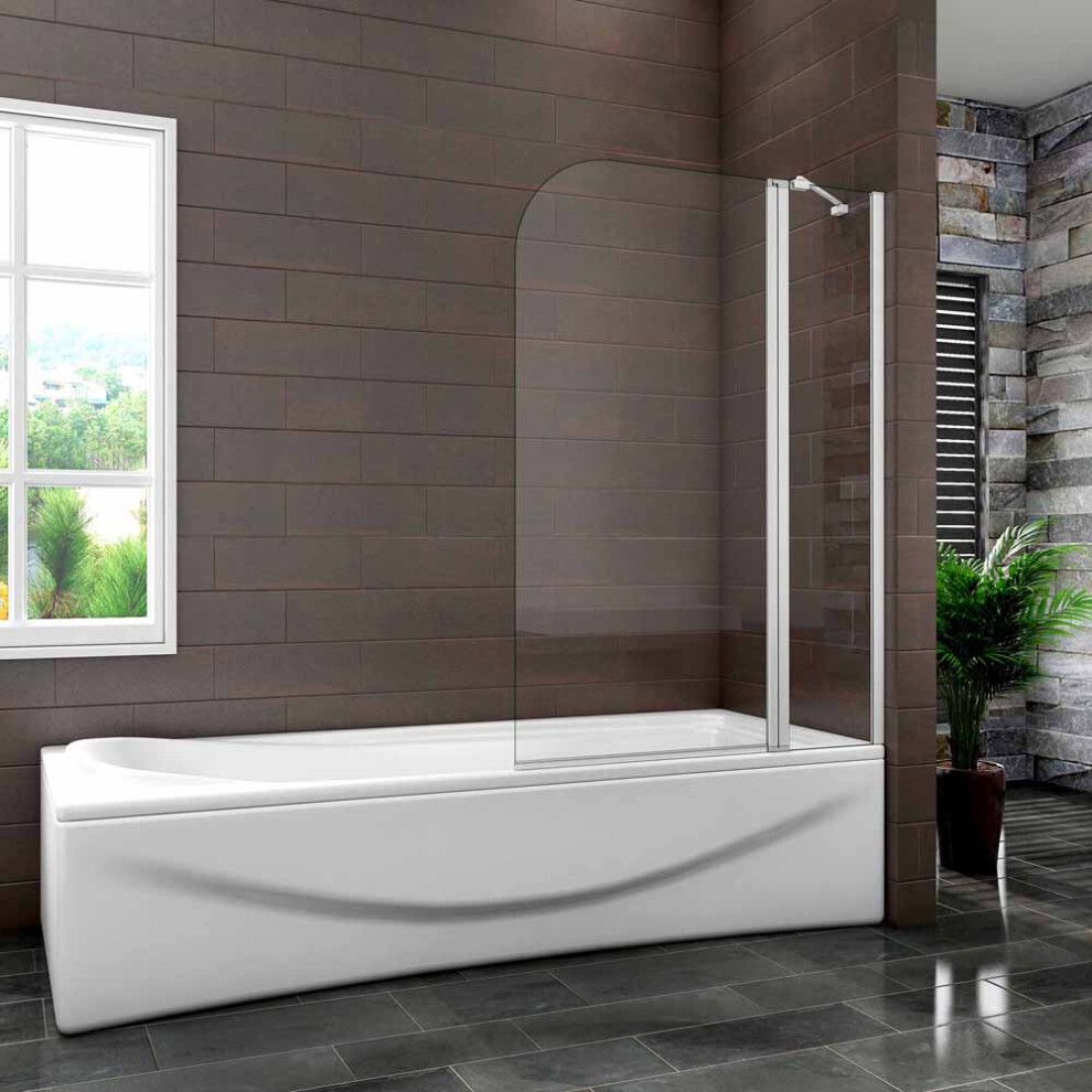 (  Double Panel - 1000x1400mm) 1400mm Glass  Shower Screen Door Panel & Seal