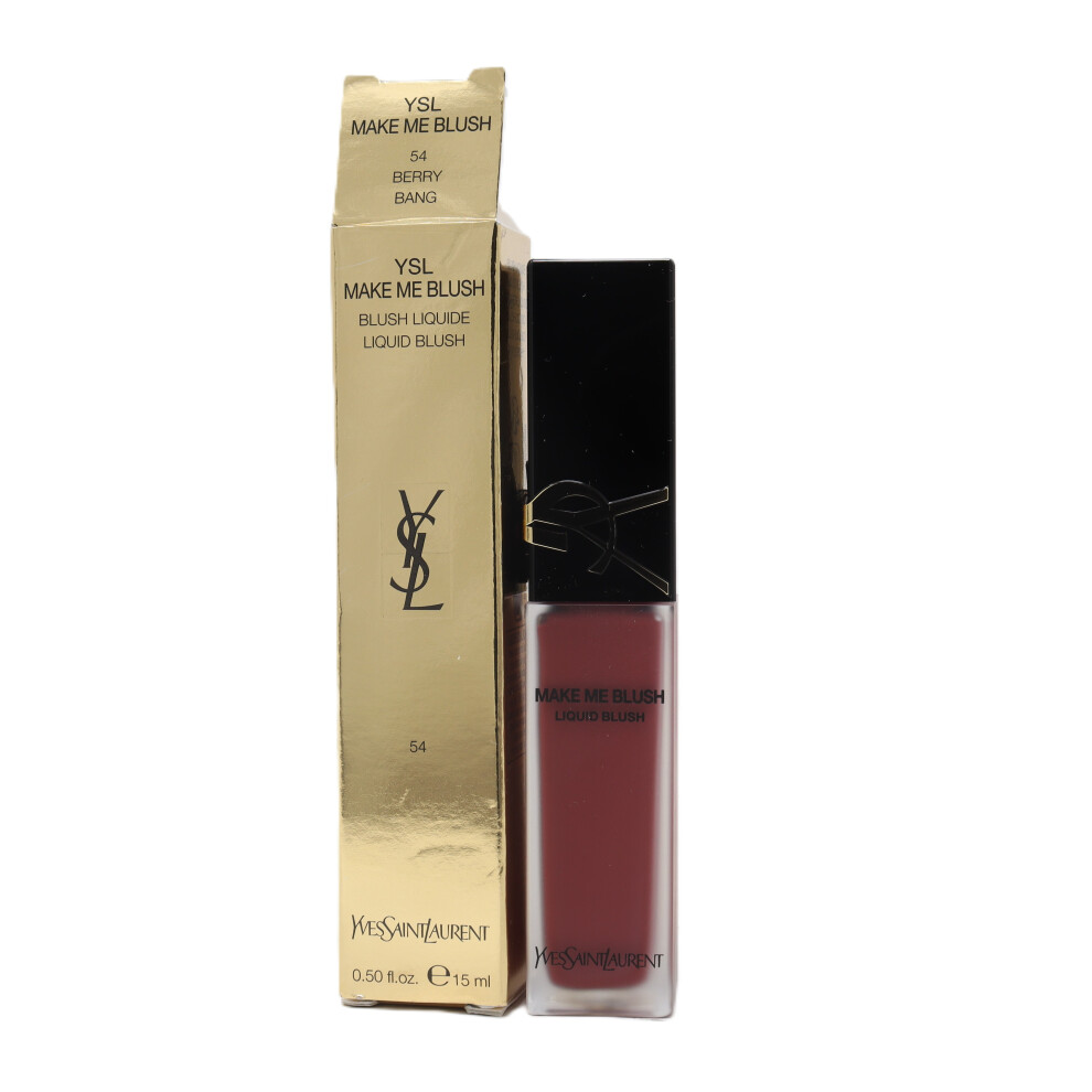 (54 Berry Bang) Yves Saint Laurent Make Me Blush Blurring Liquid Blush  0.50oz/15ml New With Box