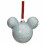 Disney Mickey Mouse Silver Glitter Christmas Tree Hanging Bauble 1