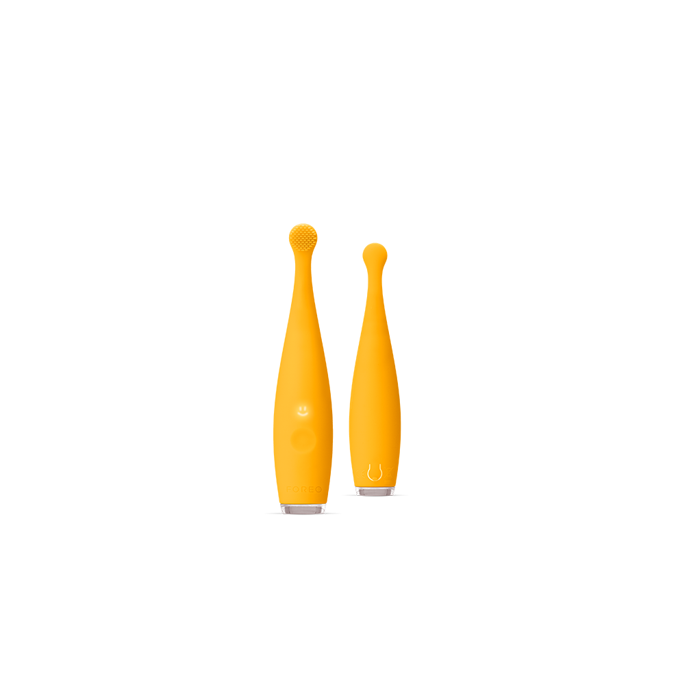 Foreo Yellow - Issa Baby Silicone Sonic Toothbrush 0-4 Years Squirrel - Usb Plug