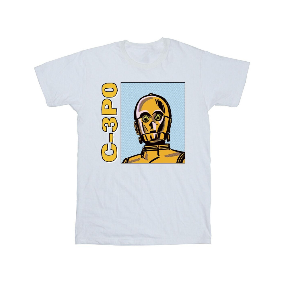 C3PO Line Art T-Shirt