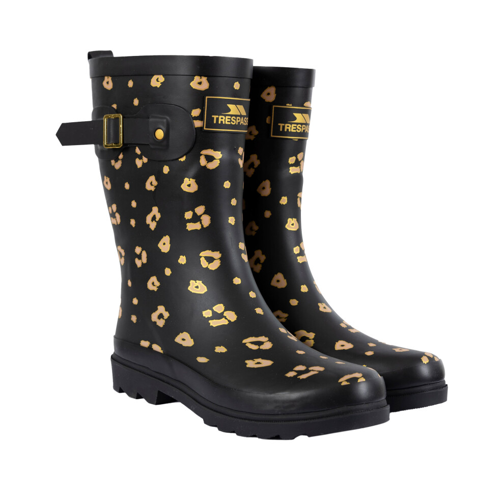 (7 UK, Leopard) Trespass Womens/Ladies Celeste Printed Wellington Boots