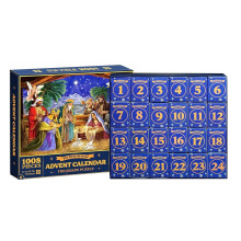 Calendrier de l'Avent Bentne Puzzles de Noël pour enfants Adultes Adolescents Cadeau de Noël