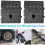 2 Pack Kerb Ramps Portable Curb Ramps for Wheelchairs Doorways Cars 3