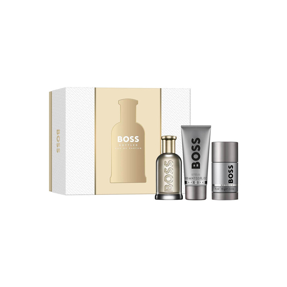 Hugo Boss Boss Bottled Gift Set (100ml EDP + 100ml Shower Gel + 75g Deodorant Stick)