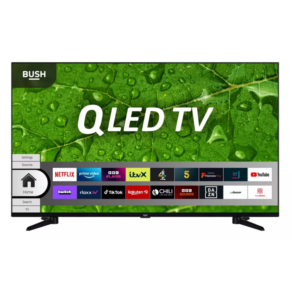 Bush 55" Smart 4K TV QLED QLED55UHDS HDR Freeview Play Dolby Vision