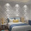 Living And Home (#1) 12Pcs PVC Textured 3D Wall Panels Decorative Tiles Background 4