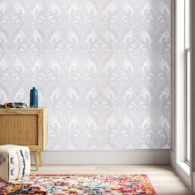 Retro Flower Textured PVC Wallpaper Roll