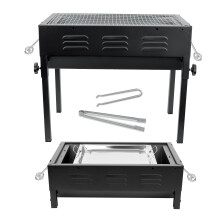 Large BBQ Grill Portable Charcoal Barbecue Garden Picnic Steel Stove Hot Plate