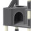 (Dark Grey) 208cm Tall 5 Floors Cat Tower Cat Tree Indoor 6