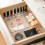 Living And Home 6PCS Clear Drawer Organizer Storage Container Box Multifunctional Organizer 4