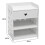 Living And Home (Flower) Bedroom Side Table Nightstand Storage Organizer with Drawer 7