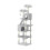 (Light Grey) 208cm Tall 5 Floors Cat Tower Cat Tree Indoor 1