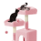 (Pink) 208cm Tall 5 Floors Cat Tower Cat Tree Indoor 4