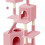 (Pink) 208cm Tall 5 Floors Cat Tower Cat Tree Indoor 8