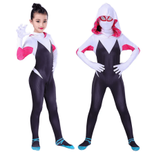 (blackspider, 7/8T-L-140) Spider Costume for Girls Superhero Costume Suits Girls Superhero Cosplay Costume Girls Cosplay Jumpsuit 3D Style