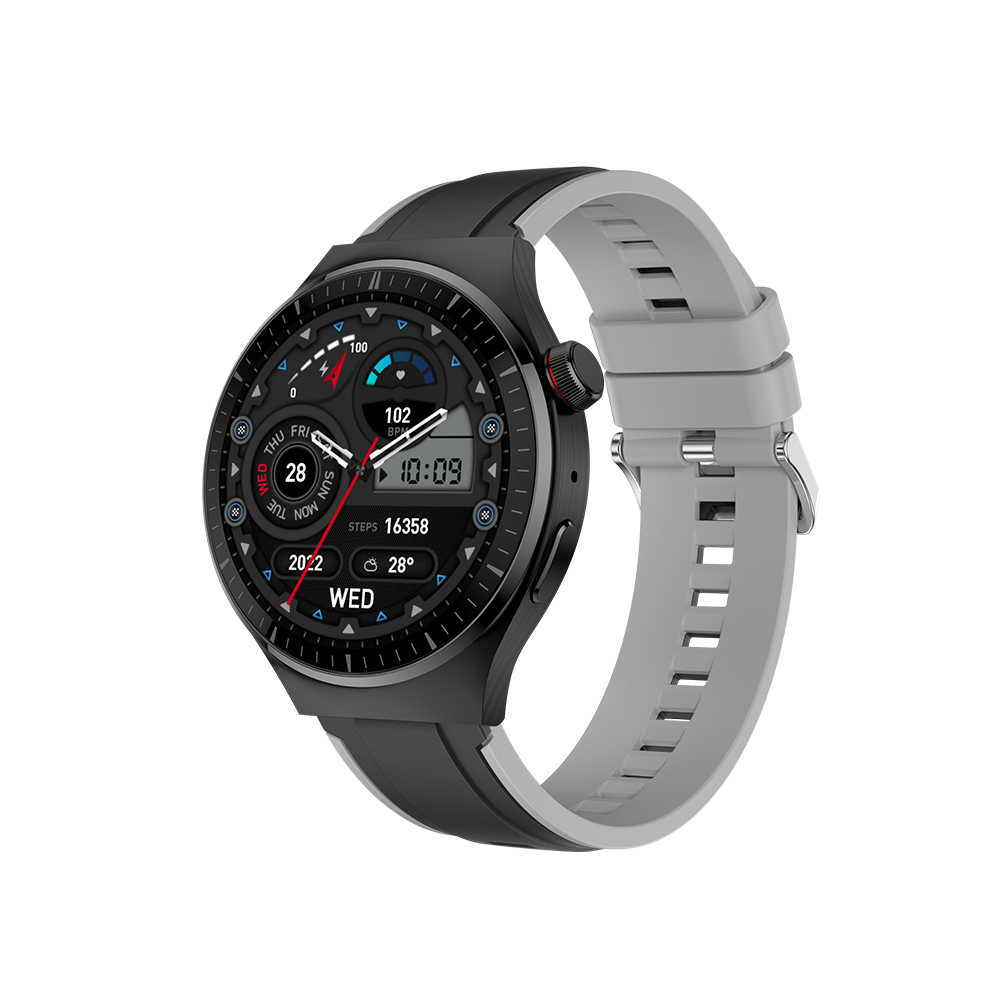 Chronus Smartwatch With Bluetooth Calling, 256Mb Memory, And Music Playback(Black) Black 6976918034151