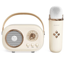 Chronus Mini karaoke machine, karaoke machine for kids and adults, cute karaoke with microphone set, portable bluetooth speaker with