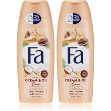 Fa Cocoa Butter & Coco Cream & Oil Shower Cream 250ml Pack Of 2 |Foambath |Gentle To Skin |Refresh Your Body & Mind |Shower Gel