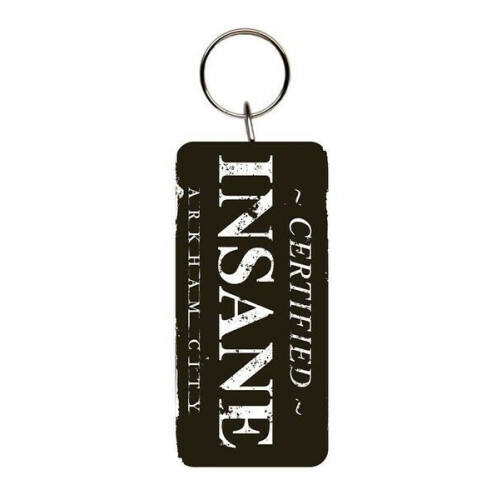 Batman DC Comics Batman Arkham City "Certified Insane" Keyring