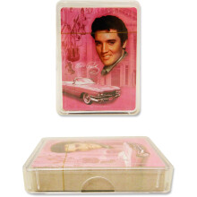 Elvis Playing Cards - Elvis Presley Pink with Guitars
