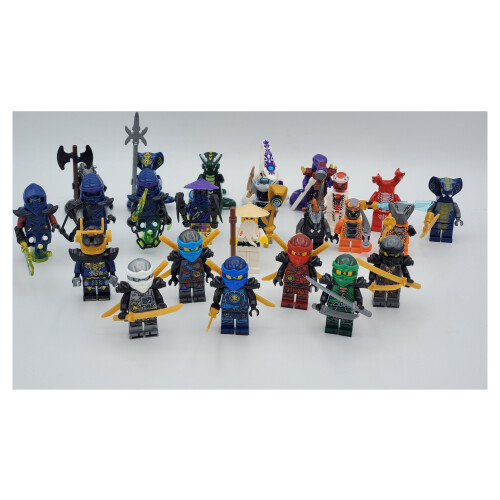 Lot de 24 Mini Figures Ninja Série Serpentine Blocs de Construction Jouets 1