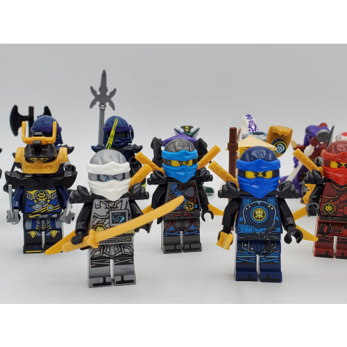 Lot de 24 Mini Figures Ninja Série Serpentine Blocs de Construction Jouets 2