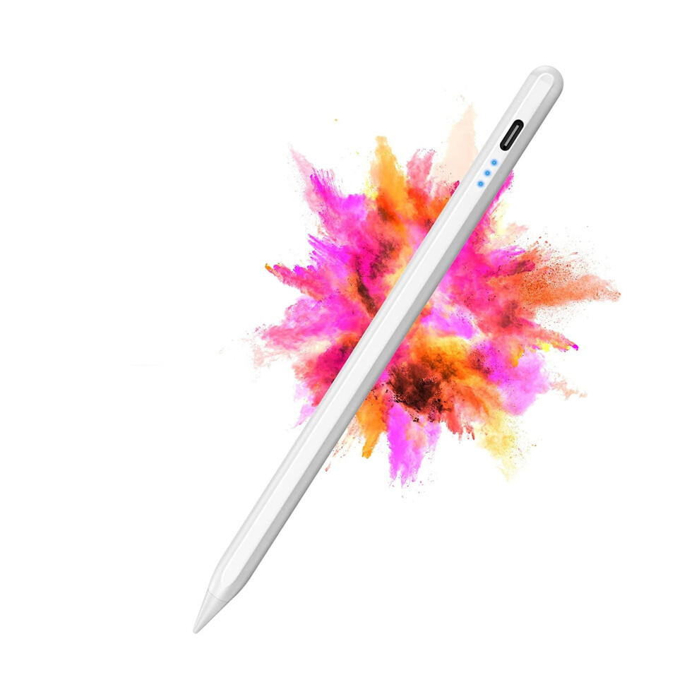 Stylus Pen Compatible With Apple Ipad (2018-2022), Palm Rejection & Tilting Detection, Active Pencil