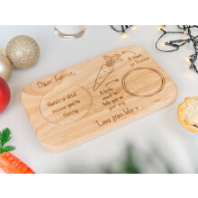 Personalised Christmas Eve Board - Santa Treat Plate