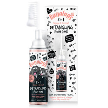 (Papaya & Coconut) Bugalugs 2 in 1 Dog and Cat Detangle & Finishing Comb Shampoo Gift Set