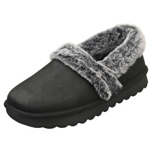 (6) Skechers Cozy Up Womens Slip On Shoes in Black