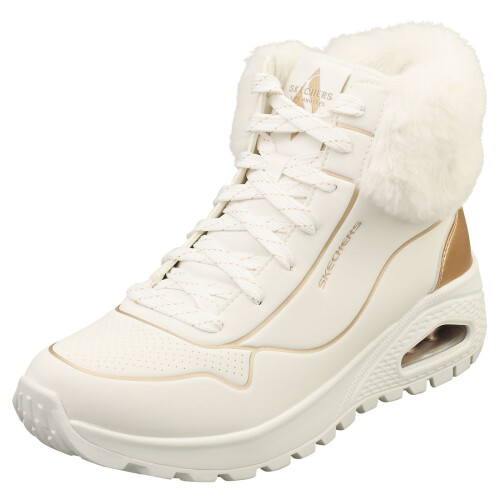 Skechers Bottines - SKECHERS - Uno Rugged Fall Shimmer - Synthétique - Zip - 5 cm de talon