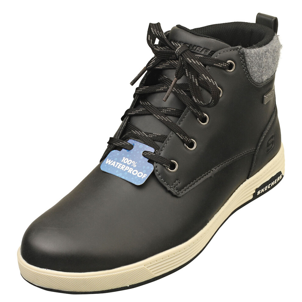 (8) Skechers Cavell Isaac Waterproof Mens Casual Boots in Black