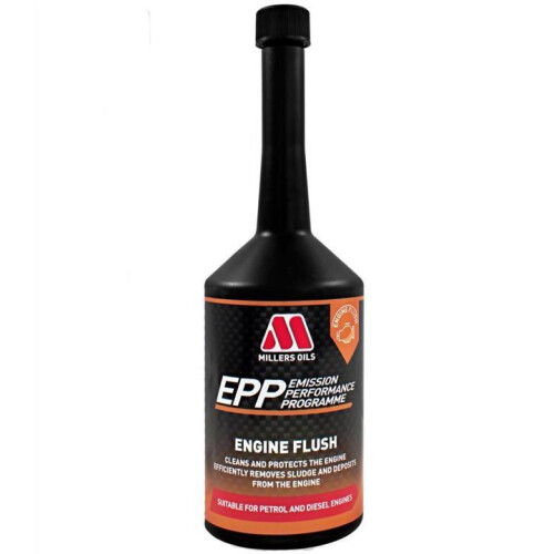 MILLERS EPP Engine Flush Cleans Engine Internally Oil Flushing Additive 400ml 2