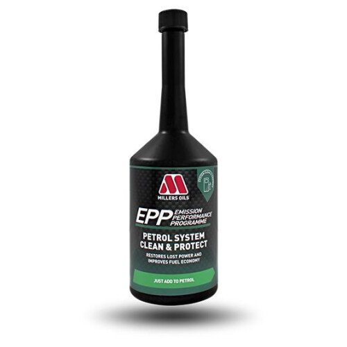 MILLERS EPP Petrol System Clean & Protect Cleans Injectors Carburetor 400ml 2