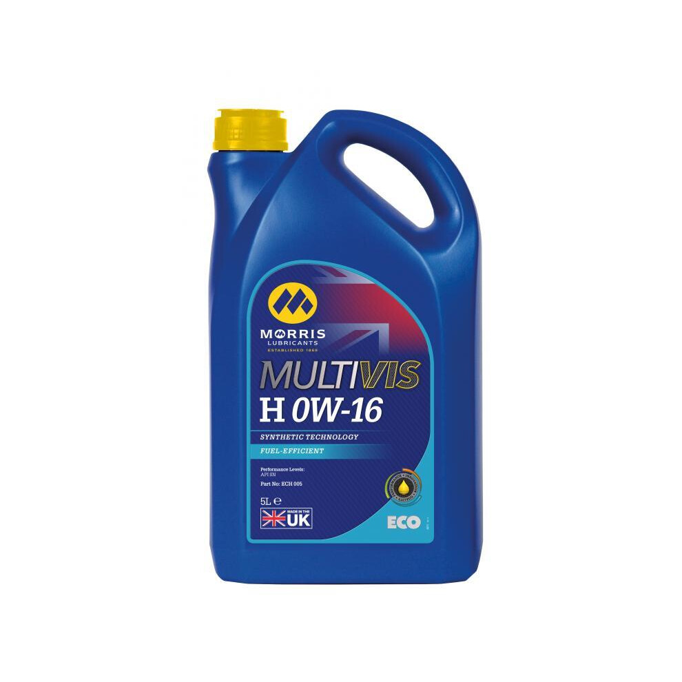 ECH005 5LMORRIS 0W-16 Fully Synthetic Engine Oil API SN for Honda Toyota Nissan - Enhances Fuel Efficiency, Cold Start & High-Temp Protection