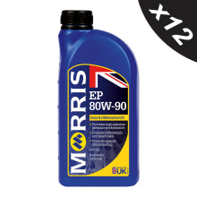 MORRIS EP 80W-90 Gear Oil GL5 Extreme Pressure Manual Transmission Fluid 12x1L