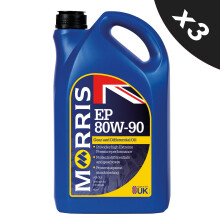 MORRIS EP 80W-90 Gear Oil GL5 Extreme Pressure Manual Transmission Fluid 3x5L