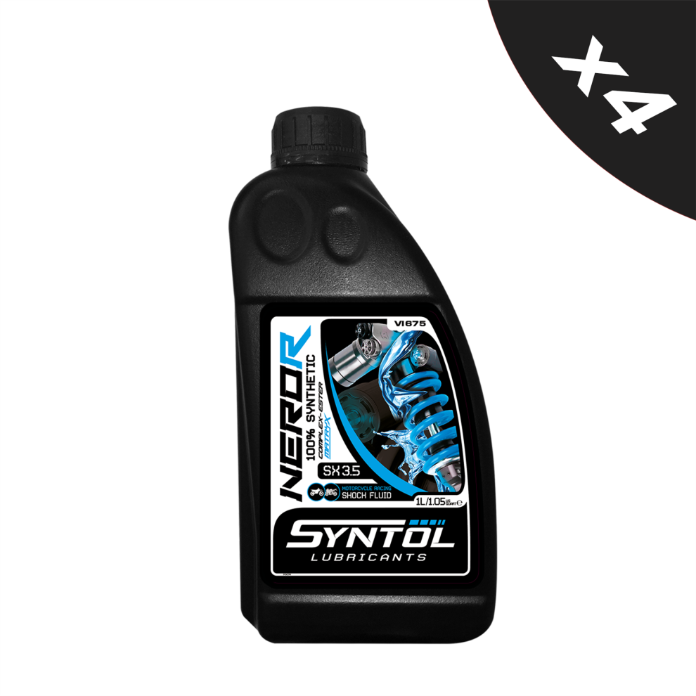 Syntol Nero R Sx 3.5 Motorcycle Racing Fork Shock Suspension Fluid 4X1l 5056820508443
