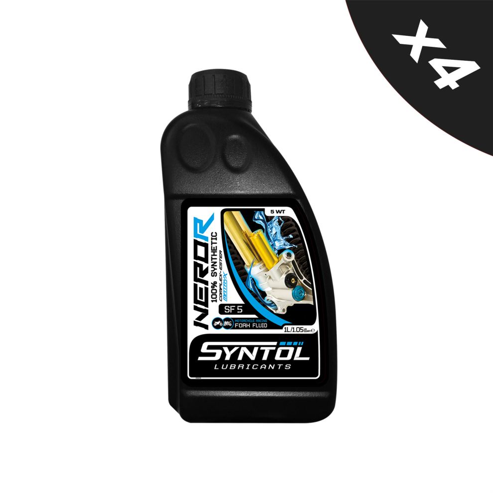 Syntol Nero-R Sf 5 Racing Motorcycle Motorbike Fork Fluid 4X1l 5056820508504