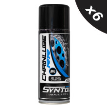 Chain Lube Spray Fully Synthetic For On-Road Motorcycles Motorbikes 6x400mL